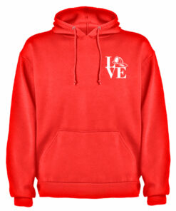 SUDADERA ROJA BOMBEROS LOVE